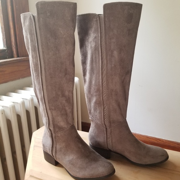 Target Shoes - Target faux suede over the knee boots 7 1/2